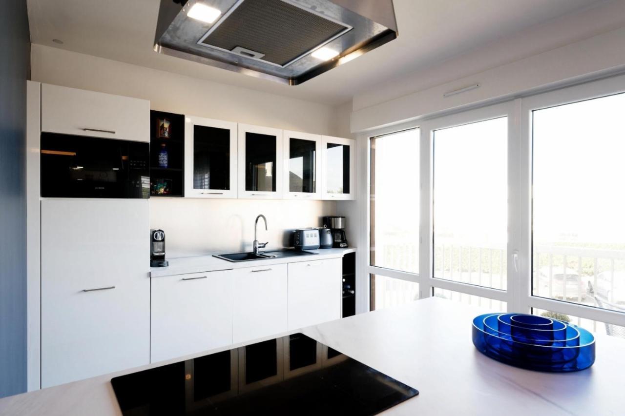 Le Luxe & Votre Vue Mer A Ouistreham Riva Bella Zewnętrze zdjęcie